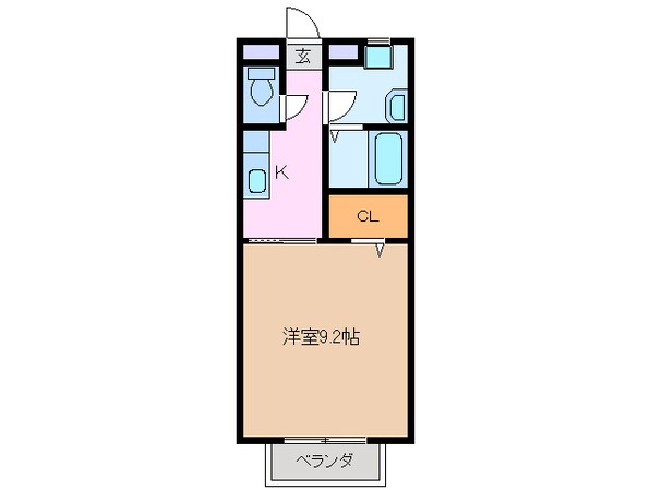 平田町駅 徒歩37分 1階の物件間取画像